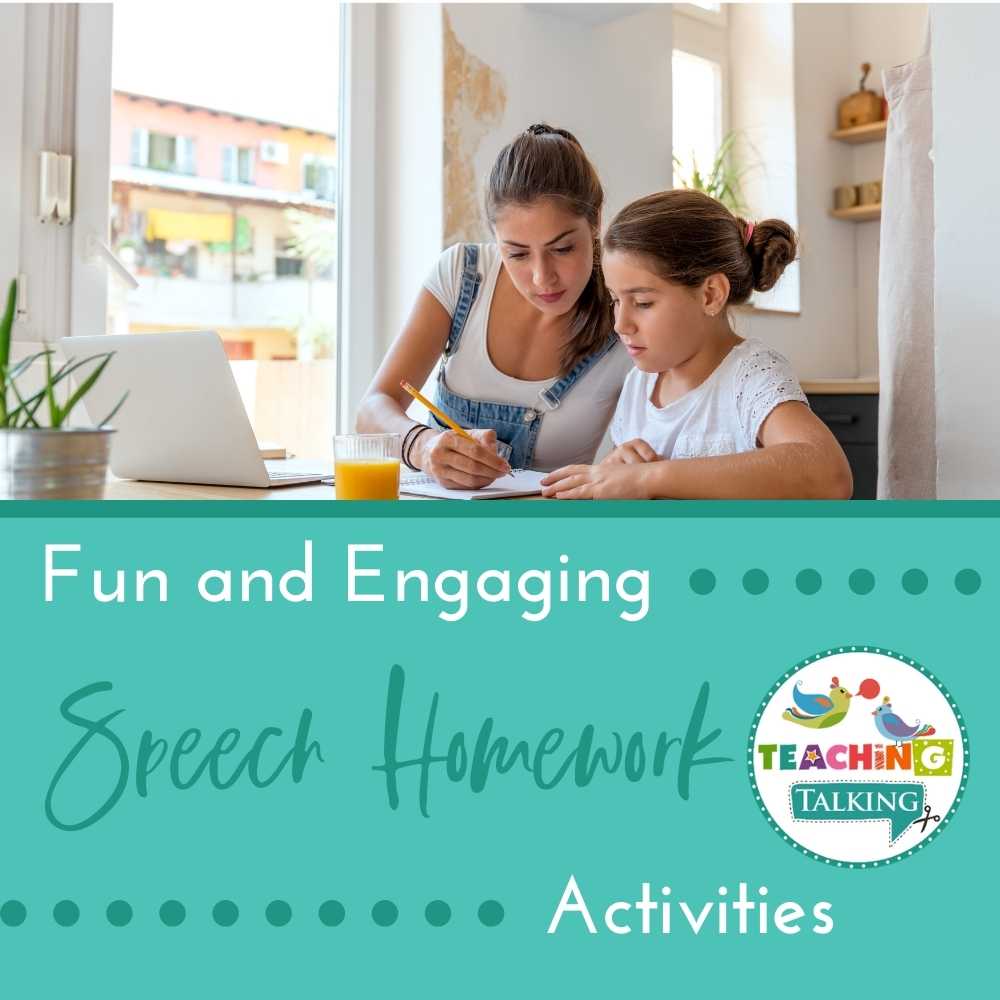 Fun and Engaging Speech Homework Activities