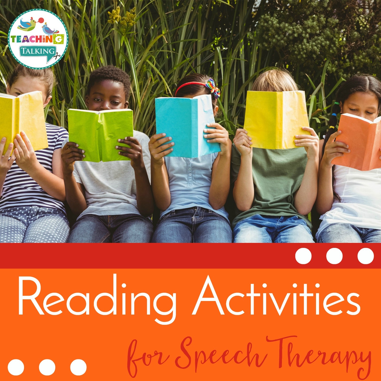 Reading Activities for speech therapy - square