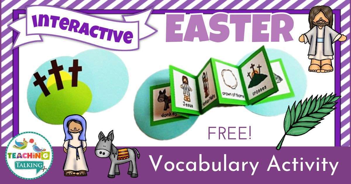 Easter Story Vocabulary Activities