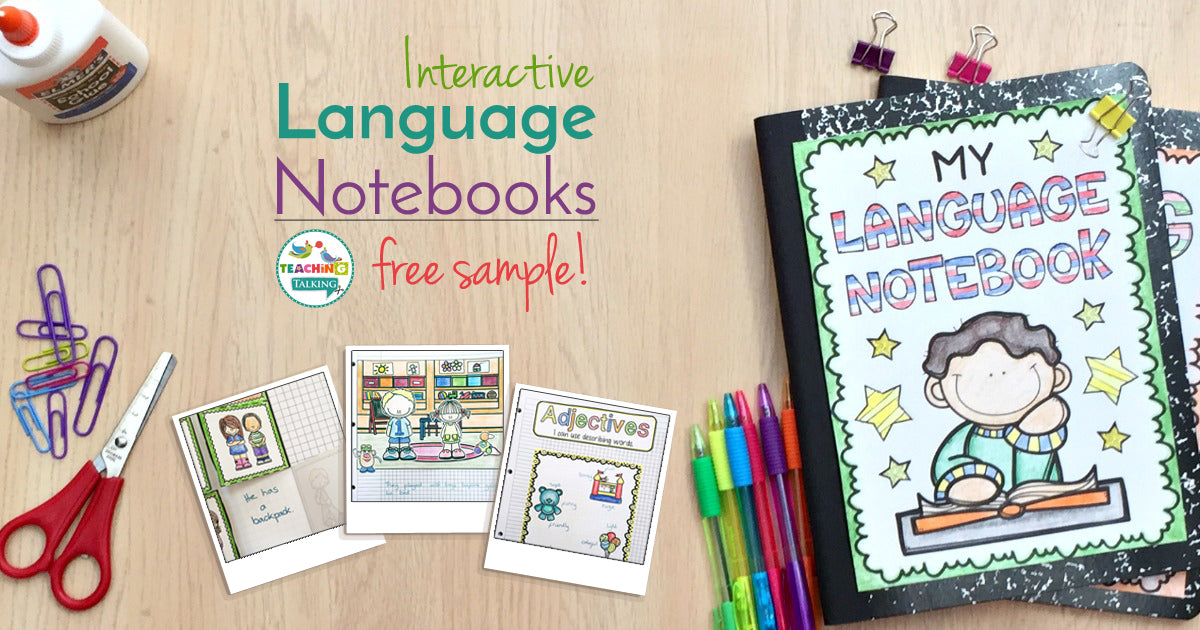 Language Activities for Notebooks Free Sample