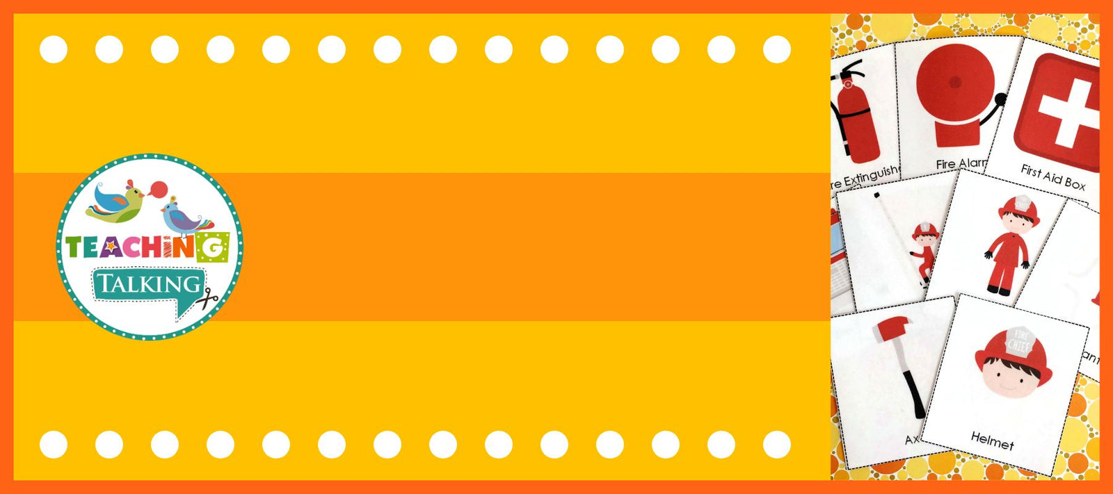 Fire Safety Vocabulary Cards Freebie