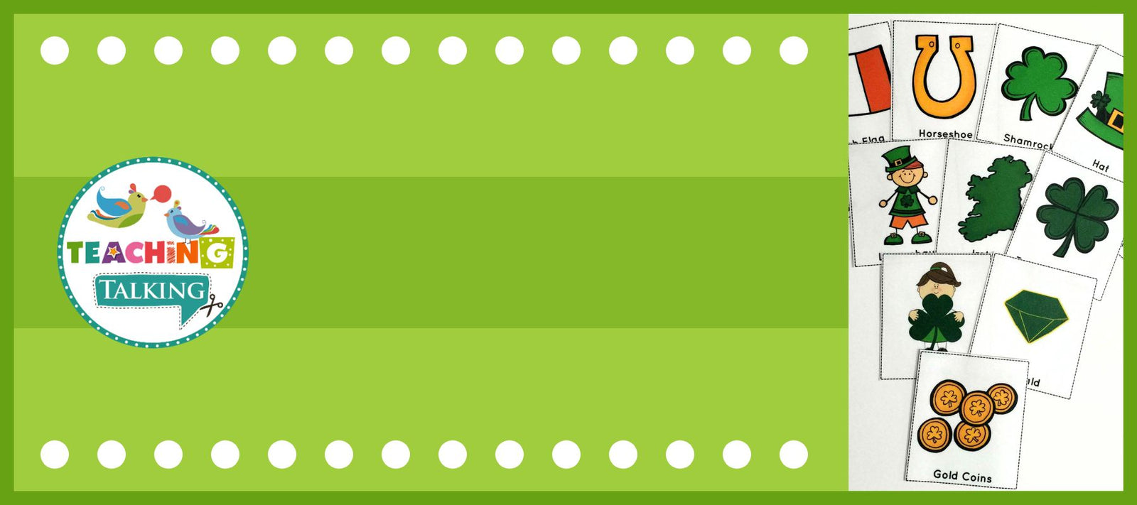 St. Patrick's Day Vocabulary Cards Freebie