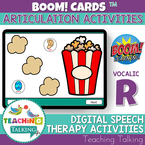 Teaching Talking BOOM Cards BOOM Cards - Articulation Activities for Vocalic /R/