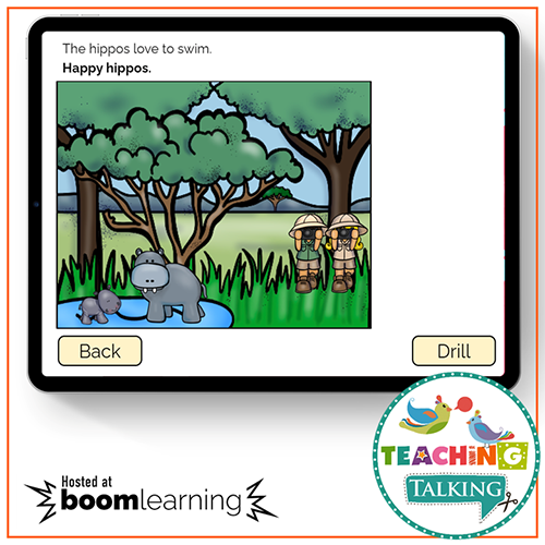 Teaching Talking BOOM Cards BOOM Cards - Zoo Theme Apraxia Activities