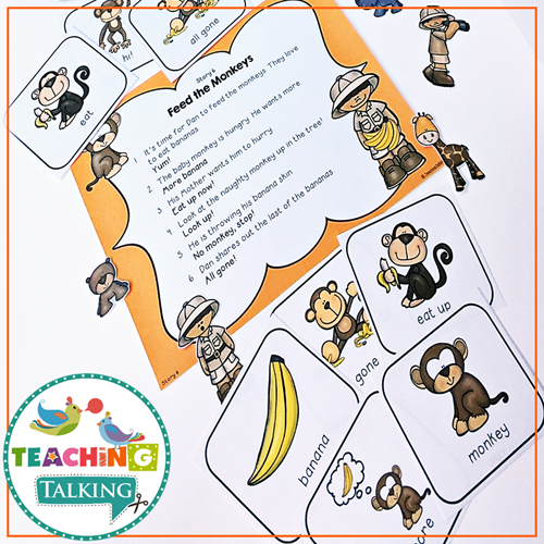Teaching Talking Printable Apraxia of Speech Activities Zoo Pack and BOOM! Cards