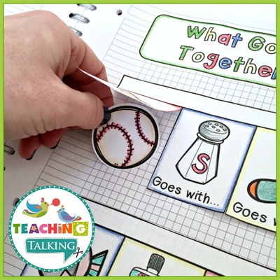 Teaching Talking Printable Articulation Notebook Templates