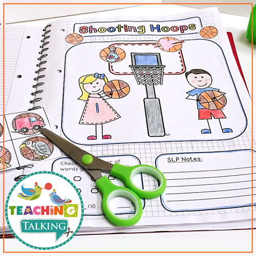 Teaching Talking Printable Articulation Notebooks for Speech Therapy Value Bundle