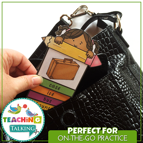 Teaching Talking Printable Articulation "Take Home" Flip Books - SH, CH, TH, & J