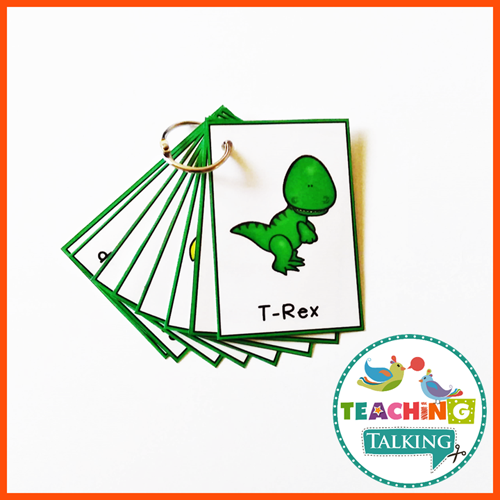 Teaching Talking Printable Dinosaur Vocabulary Activities