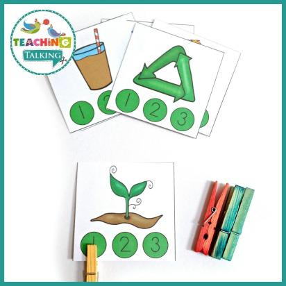Teaching Talking Printable Earth Day Vocabulary Activities