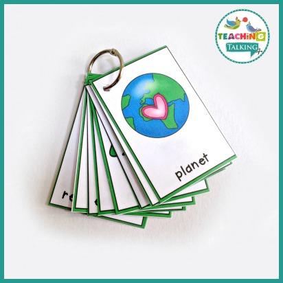 Teaching Talking Printable Earth Day Vocabulary Activities