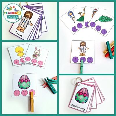 Teaching Talking Printable Easter Speech Therapy Activities Value Bundle