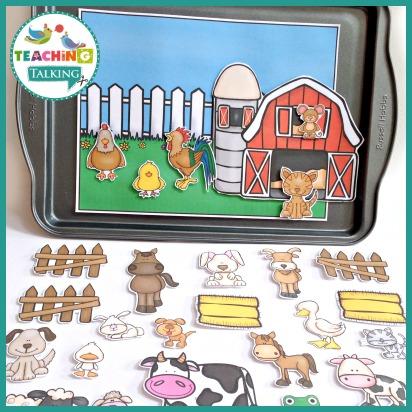 Teaching Talking Printable Farm Vocabulary Activities