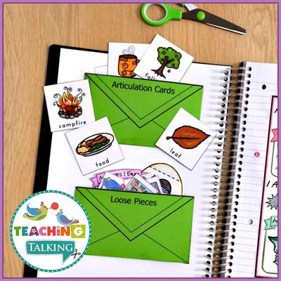 Teaching Talking Printable First Week in Speech - Speech Therapy Notebooks Quick Start Pack