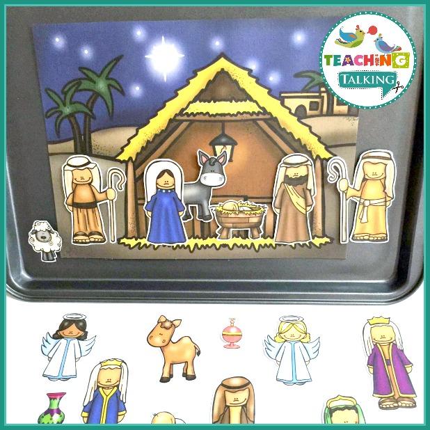 Teaching Talking Printable Nativity Vocabulary Activities