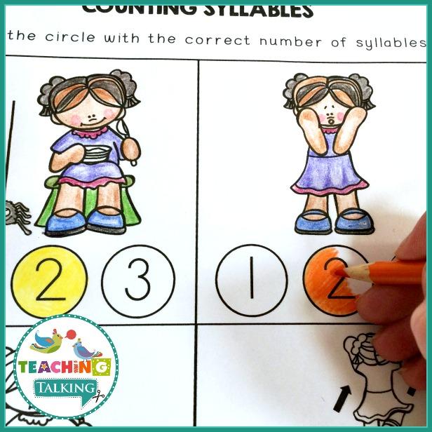 Teaching Talking Printable Nursery Rhyme Activities for Little Miss Muffett