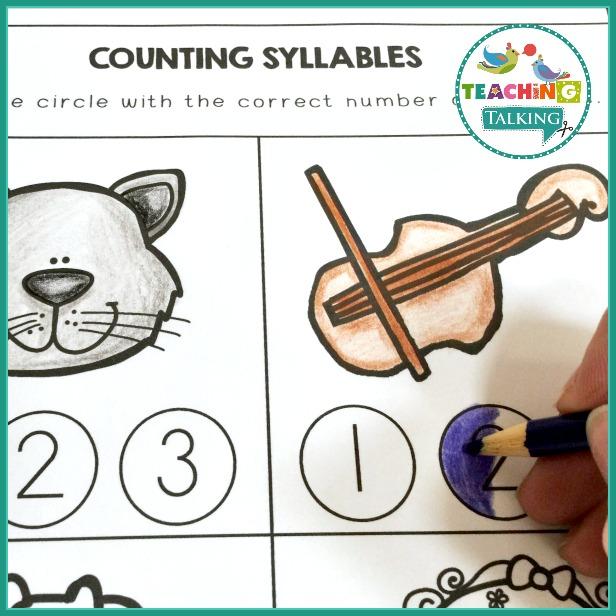 Teaching Talking Printable Nursery Rhymes Activities Bundle for Speech Therapy