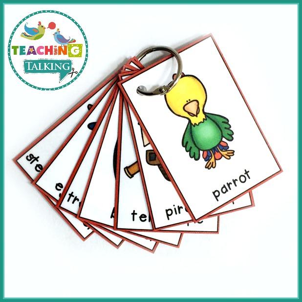 Teaching Talking Printable Pirate Vocabulary Activities