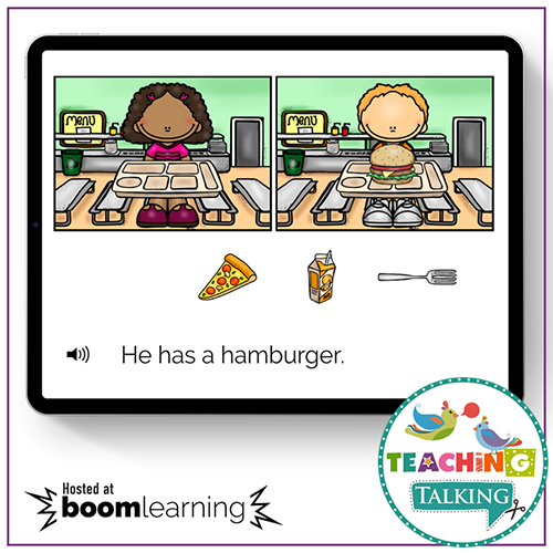 Teaching Talking Printable Pronouns Speech Therapy Activities for Preschool
