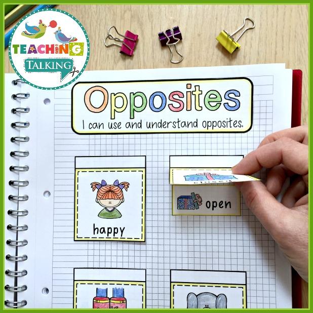 Teaching Talking Printable Speech Therapy Language Notebooks Value Bundle