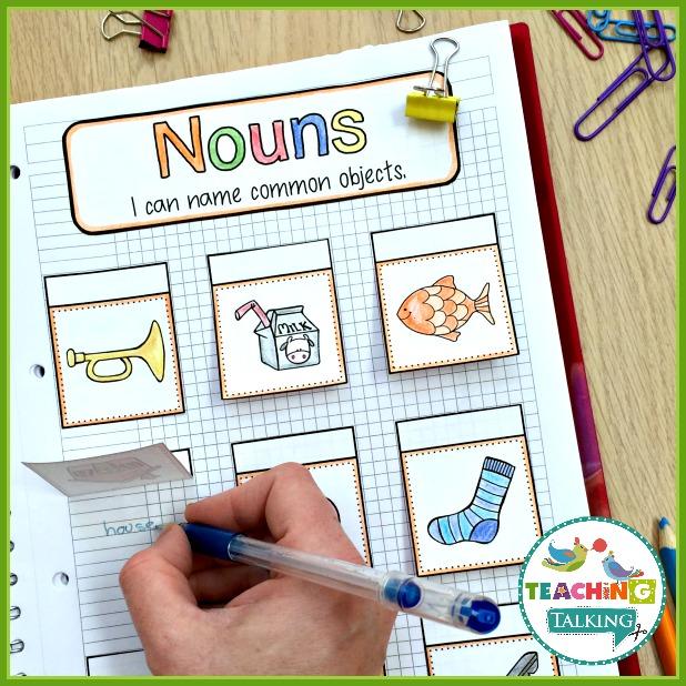 Teaching Talking Printable Speech Therapy Language Notebooks Value Bundle