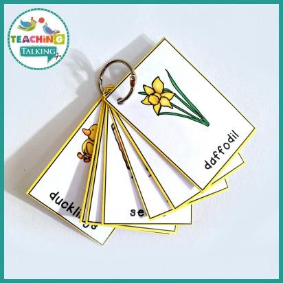 Teaching Talking Printable Spring Vocabulary Activities