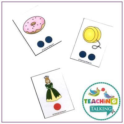 Teaching Talking Printable Syllable Sort Games