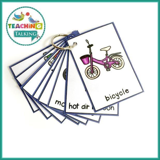 Teaching Talking Printable Transportation Vocabulary Activities