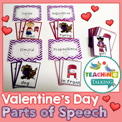 Teaching Talking Printable Valentine's Day Speech Therapy Activities Value Bundle