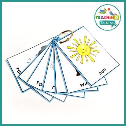 Teaching Talking Printable Weather Vocabulary Activities