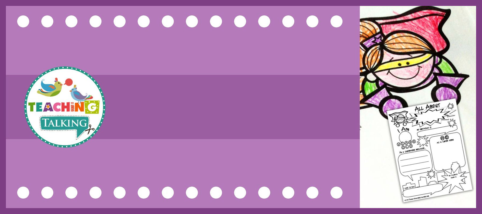 Free All About Me Activity for Speech Therapy