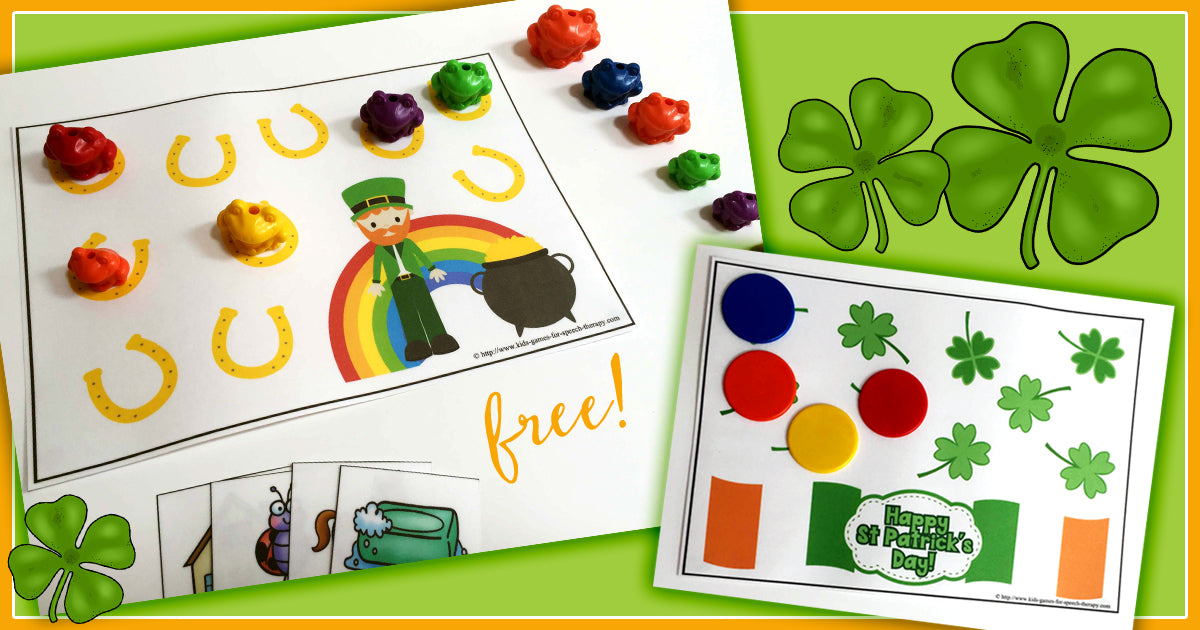 St. Patrick's Day Game Boards Freebie