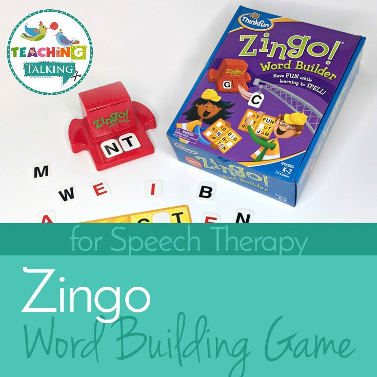 Zingo Word Building Game for Speech and Language Therapy