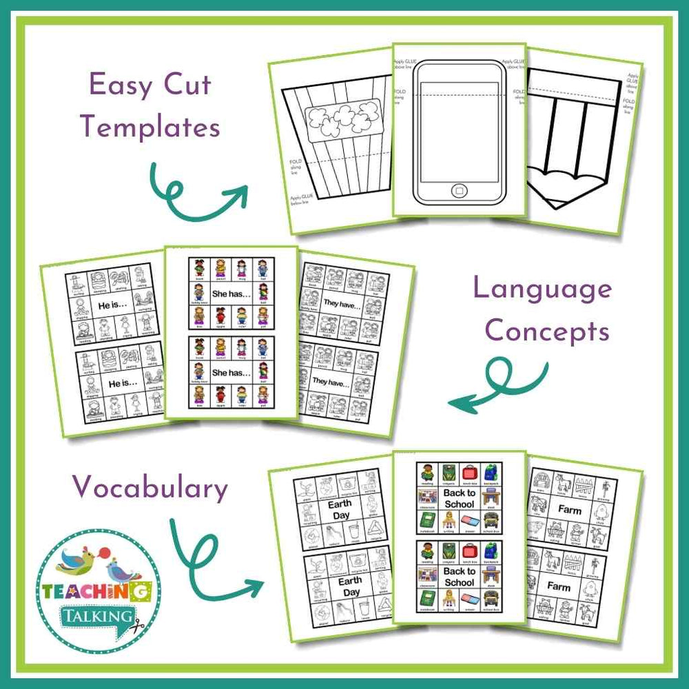 Preschool Language Activity Kit - Deluxe - Teaching Talking