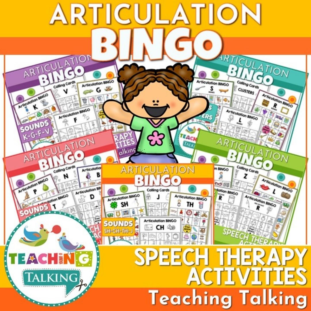 Articulation BINGO for Speech Therapy Value Bundle