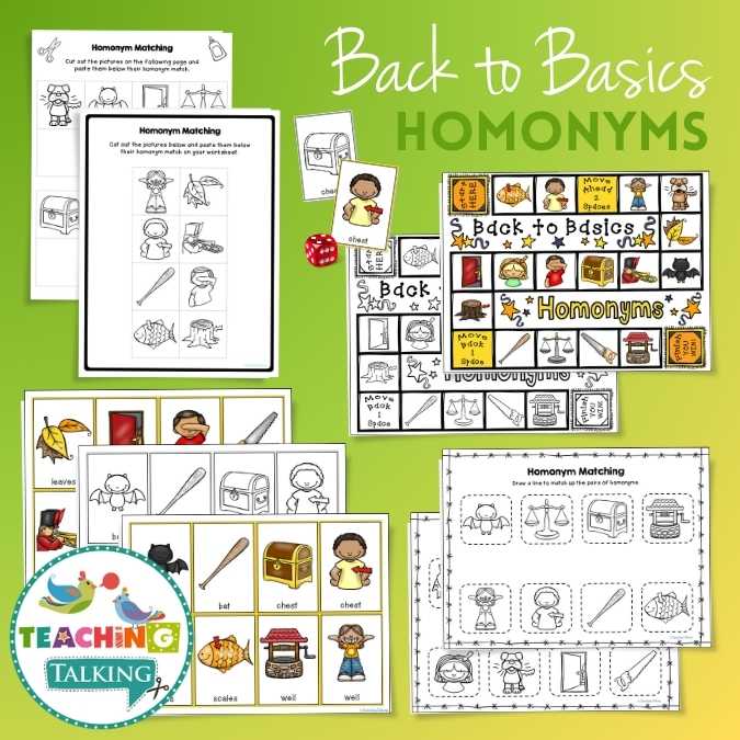 Back to Basics Language Worksheets, Game and Cards Value Bundle