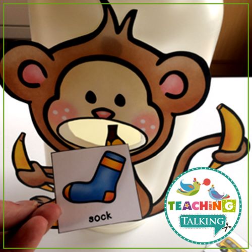 Speech Therapy S Articulation Activities - Feed the Monkey Game
