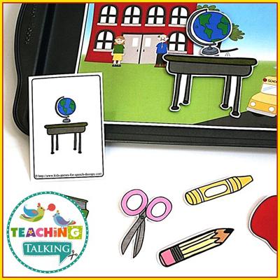 Teaching Talking Back to School Preschool Language Activities for Speech Therapy
