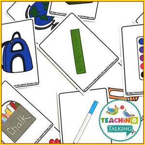 Teaching Talking Back to School Preschool Language Activities for Speech Therapy