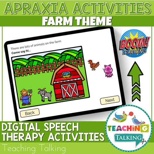 Teaching Talking BOOM Cards BOOM Cards - Apraxia Activities Growing Value Bundle