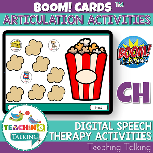 Teaching Talking BOOM Cards BOOM Cards - Articulation Activities for /CH/
