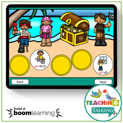 Teaching Talking BOOM Cards BOOM Cards - Articulation Activities for Complex Clusters