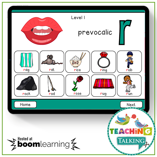 Teaching Talking BOOM Cards BOOM Cards - Articulation Activities for Pre Vocalic /R/