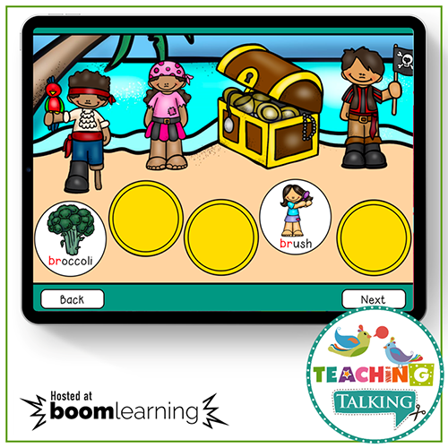 Teaching Talking BOOM Cards BOOM Cards - Articulation Activities for /R/ Blends