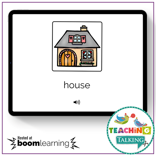 Teaching Talking BOOM Cards BOOM Cards - Understanding Early Nouns