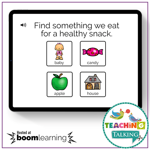 Teaching Talking BOOM Cards BOOM Cards - Understanding Early Nouns by Function