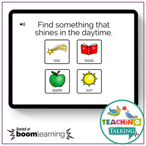 Teaching Talking BOOM Cards BOOM Cards - Understanding Early Nouns by Function