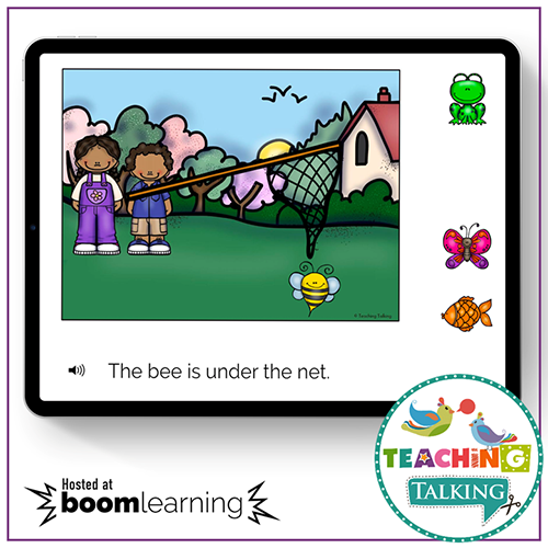 Teaching Talking BOOM Cards BOOM Cards - Understanding Prepositions