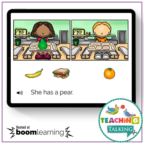 Teaching Talking BOOM Cards BOOM Cards - Understanding Pronouns