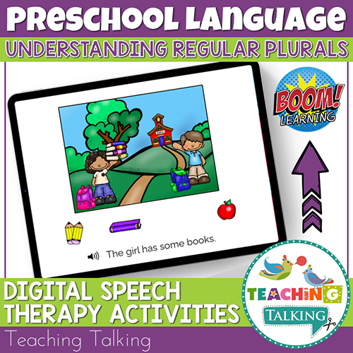 Teaching Talking BOOM Cards BOOM Cards - Understanding Regular Plurals